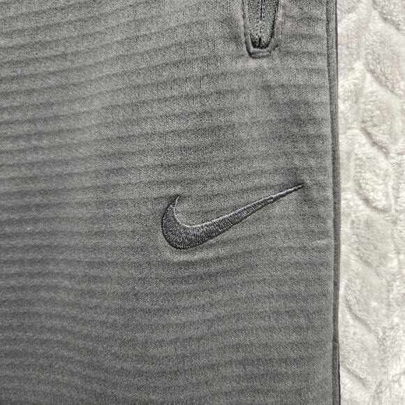 Nike Therma-Fit‎ Men’s Sweatpants Size XL Gray Black Waffle Knit Warm - Picture 8 of 10